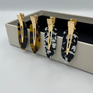 Backstage Hair Clip Set Tortoise