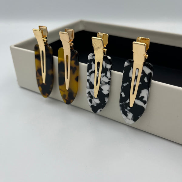Backstage Hair Clip Set Tortoise