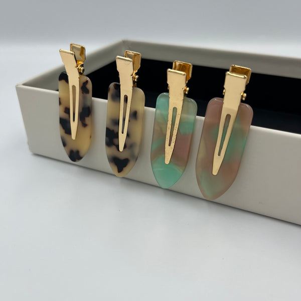 Backstage Hair Clip Set Tortoise