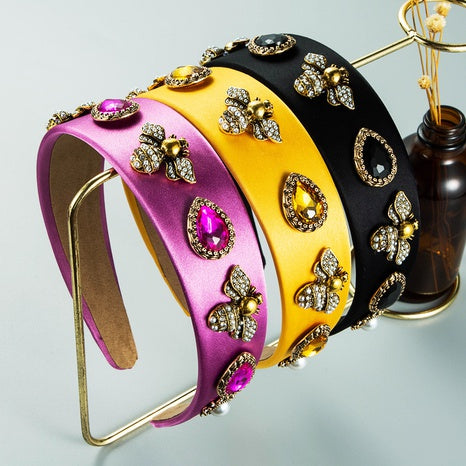 Satin Bee Headband