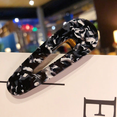 Marble Hair Clips