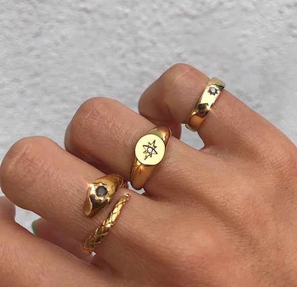 Golden Star Ring