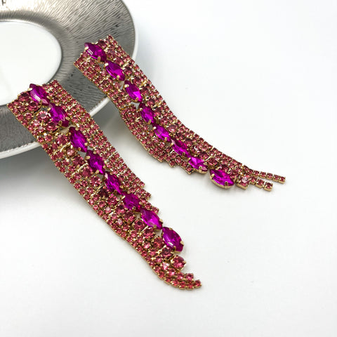 Waterfall Pink Earrings