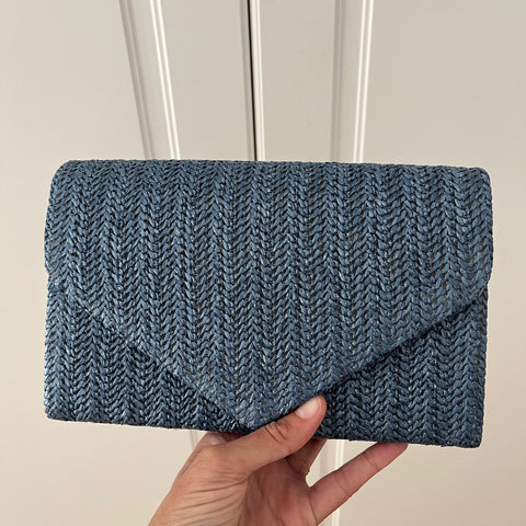 Raffia Clutch Bag