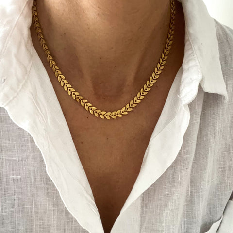 Saline Gold Necklace