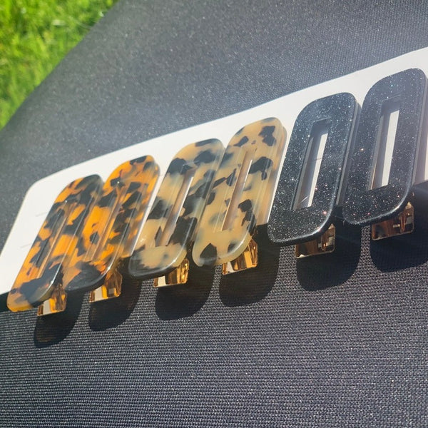 Rectangular Hair Clips