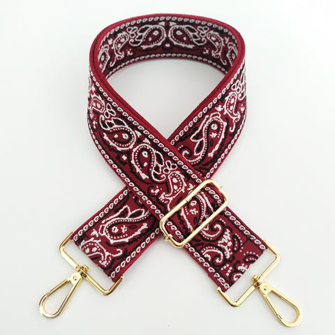 Burgundy Bag Strap