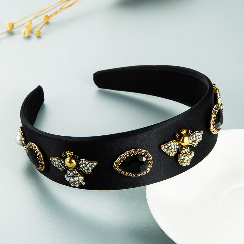 Satin Bee Headband